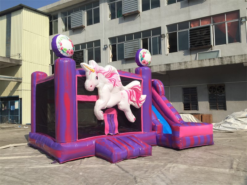 Kids Bouncy Castle Unicorn Bounce House Water Slide